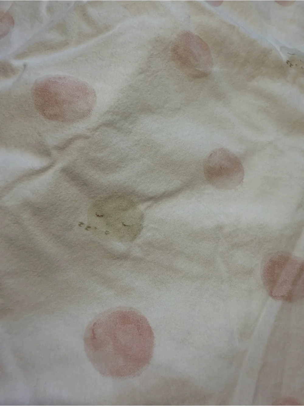 Pehr Organic Fitted Sheet with Blush Polka Dots